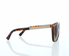 Tortoise and Gold  Modern Women Sunglasses.100% UV400