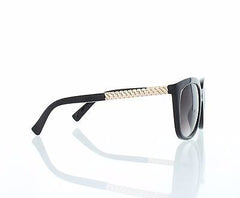 Black and Gold  Cateye Sunglasses women modern 100% UV400